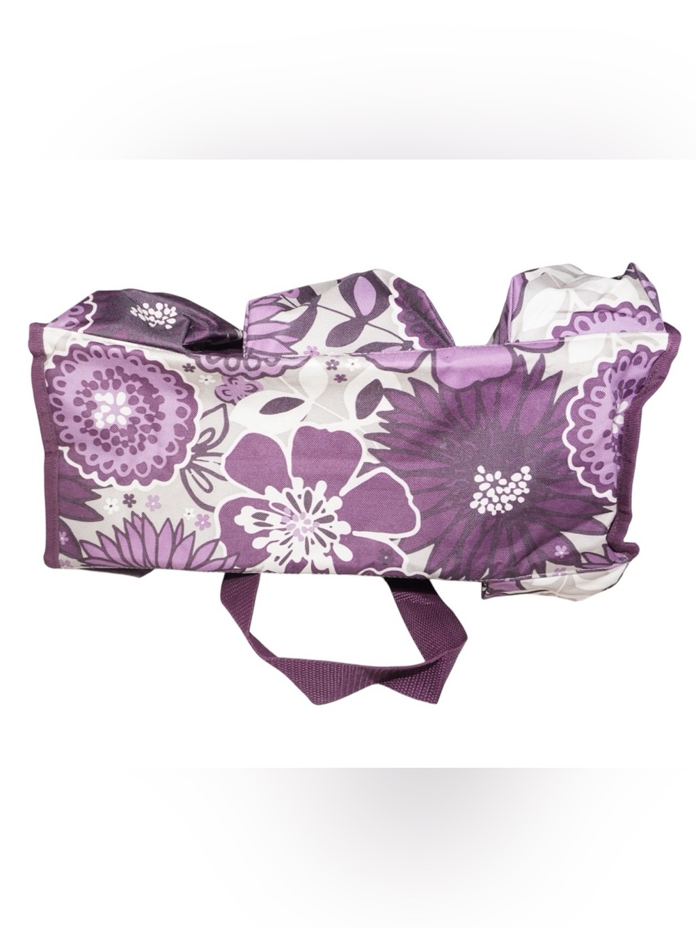 Thirty-one BOGO FREE SALE Purple Plum Awesome Medium Utility Tote - Picture 6 of 7